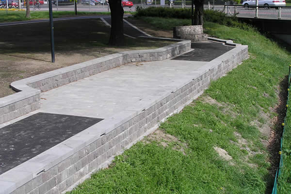 Commercial Paving - Friendship corner - Christchurch. Commercial Paving - Friendship corner - Christchurch.