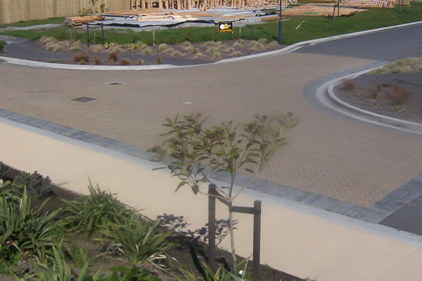 Commercial Paving - 'Limes' Subdivision paving, Christchurch. Commercial Paving - 'Limes' Subdivision paving, Christchurch.