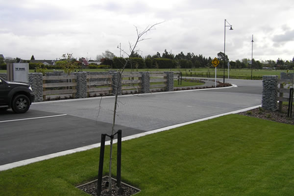 Commercial Paving - 'Grange' Subdivision paving, Lincoln. Commercial Paving - 'Grange' Subdivision paving, Lincoln.