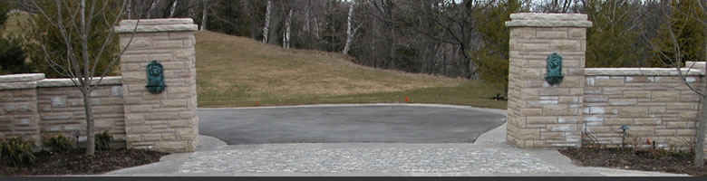 Residential stone masonry and rock work by Paving & Driveways Ltd Residential stone masonry and rock work by Paving & Driveways Ltd